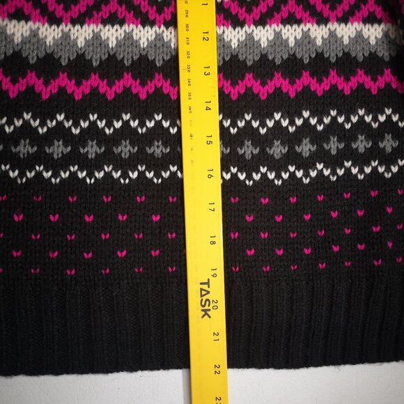 Aeropostale Ladies One Size Pink Black White Grey Round Neck Poncho - Picture 10 of 10